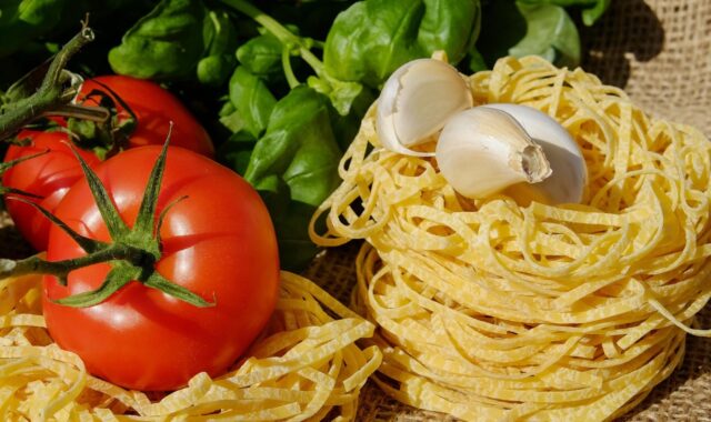 noodles, tagliatelle, pasta, tomatoes, basil, food, vegetarian, italian, meal, fresh pasta, raw, raw pasta, ingredients, italian cuisine, italian food, food preparation, noodles, pasta, pasta, pasta, pasta, food, food, italian, italian food, italian food, italian food, italian food, italian food
