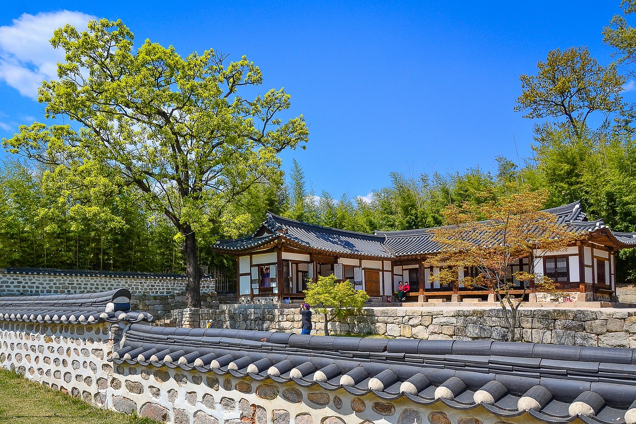 forbidden city, old one, roof tile, nature, korean, seoul, gyeongbok palace, traditional, sky, korean culture, namsan hanok village