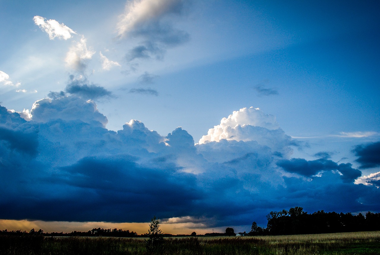 clouds, after the storm, storm, weather forecast, warning metrology, in, sky, rain, blue sky, nature, cloud, darkness, cloudy, dark, blue