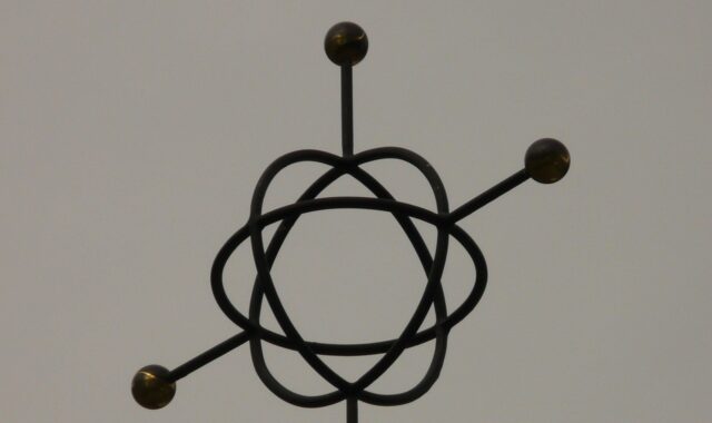 symbol, metal, character, atom, atomic model, abstract, atom, atom, atom, atom, atom