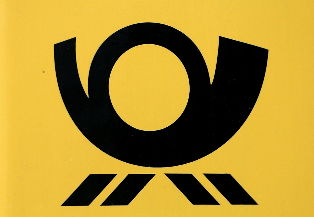 post office, post horn, a notice, information sign, deutsche post, service, send, sign, deutsche post, deutsche post, deutsche post, deutsche post, deutsche post
