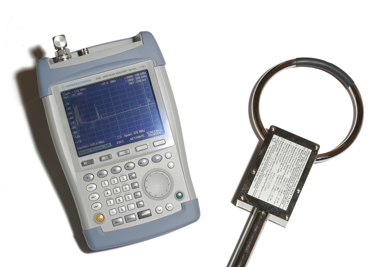 measuring device, spectrum analyzer, magnetic field antenna, electrosmog, building biology, measurement, high frequency fields, cell phone radiation