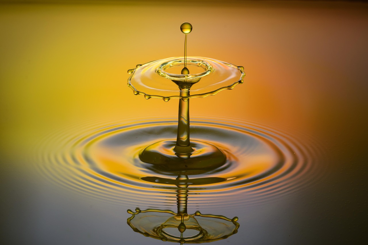 drops, splash, water, fluid, liquid, orange, high speed, nature, waterdrop